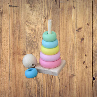 Jouet en Bois - WoodenToys™ -  Tour Macaron