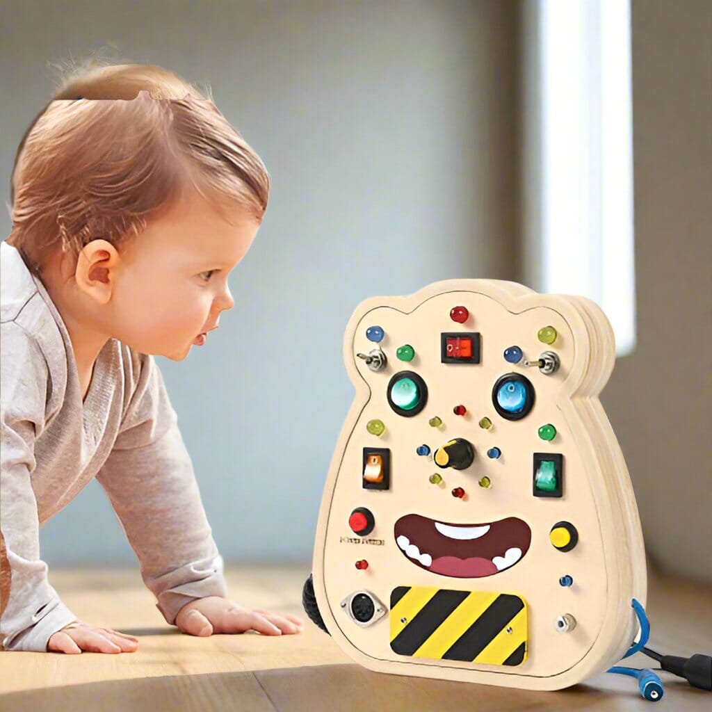 Tableau Montessori - BusyBoardCircuit™ - Visage